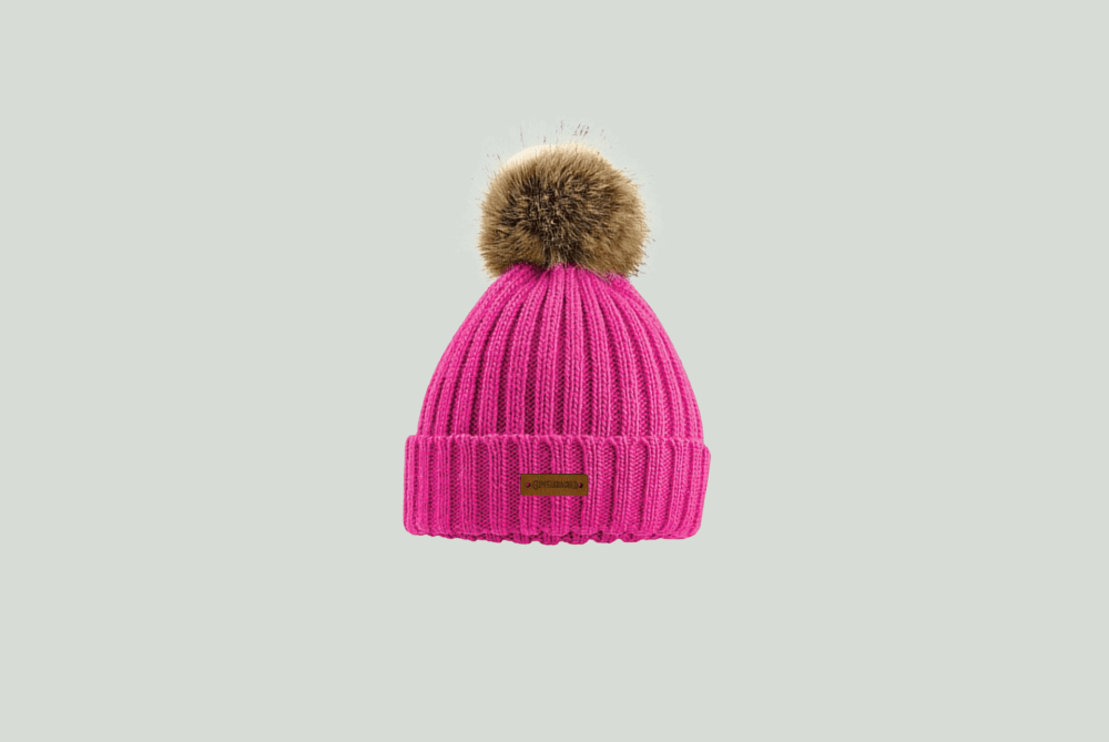 Gipfelkracher - Fur Pom Pom Chunky Beanie – Bild 4