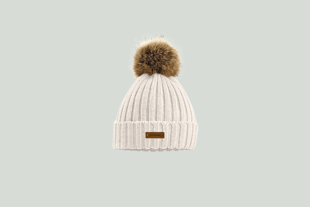 Gipfelkracher - Fur Pom Pom Chunky Beanie – Bild 2