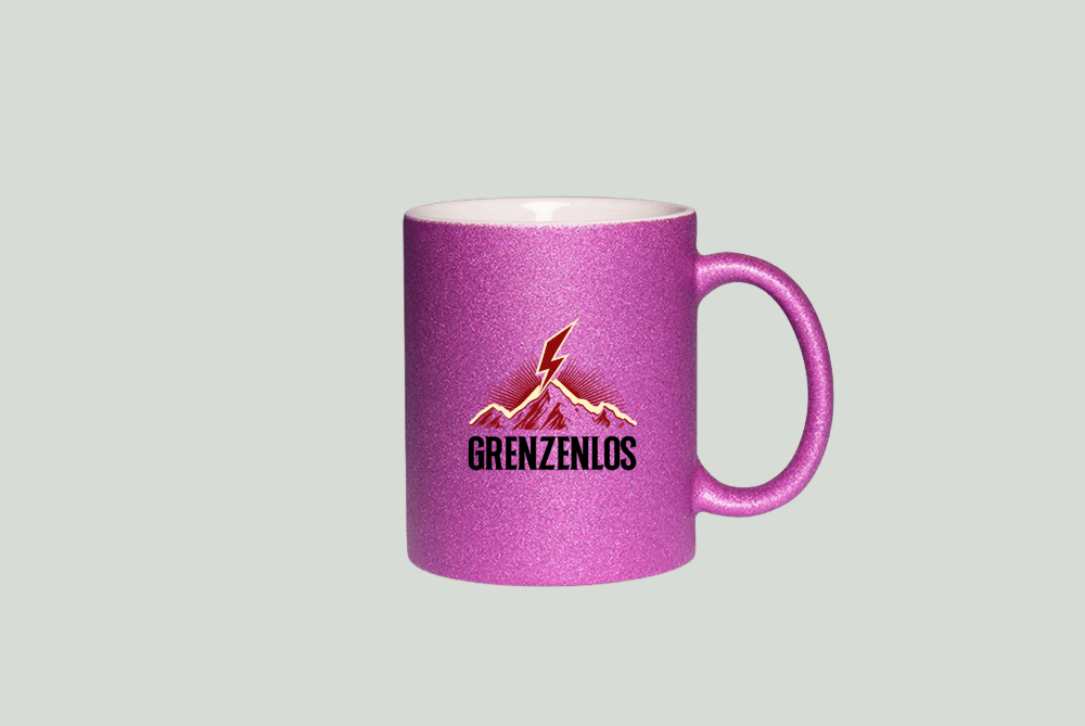 Gipfelkracher -  Glitzer-Keramiktasse – Bild 16